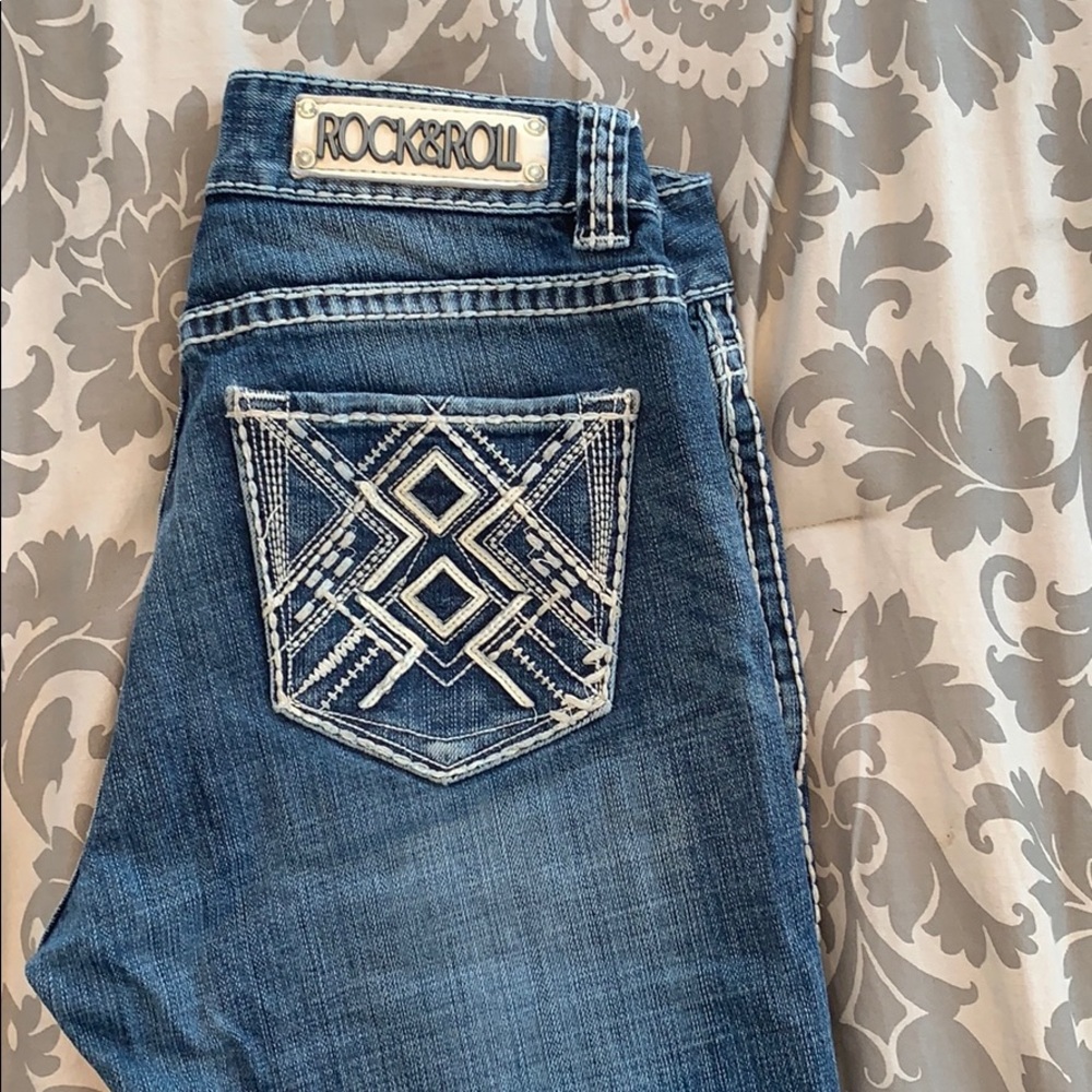 Rock & Roll Boot Cut Jeans